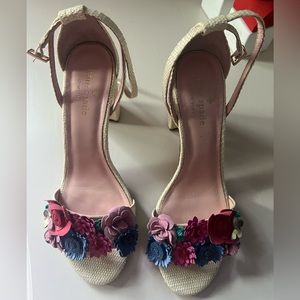 Kate Spade Floral Embellished Sandals